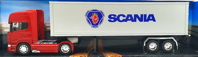 Welly 1/32 Scale 32671S-W - Scania V8 R730 Truck - Red/Silver