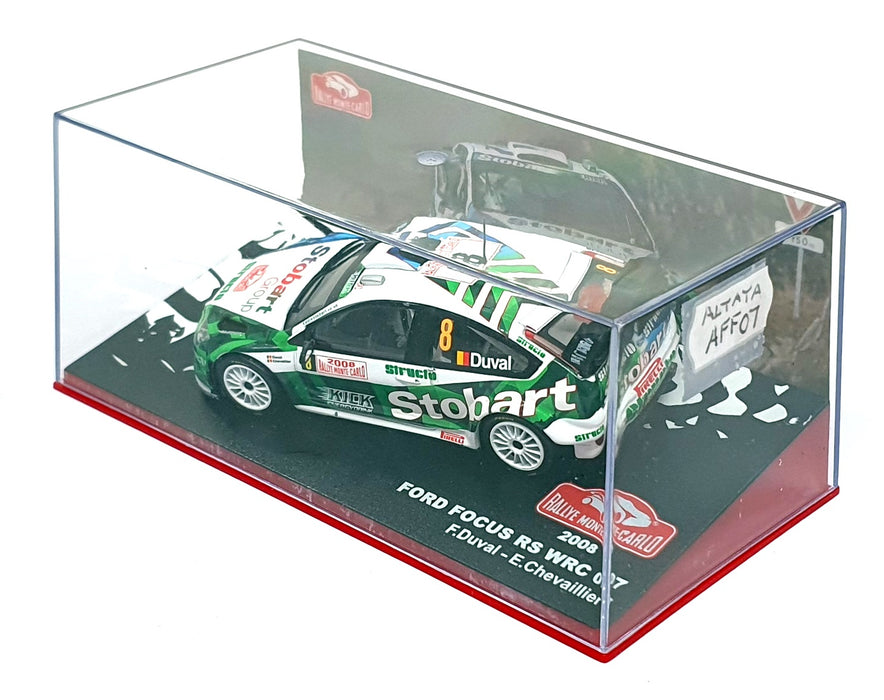 Altaya 1/43 Scale AFF07 - Ford Focus RS WRC 07 #8 Duval/Chevaillier
