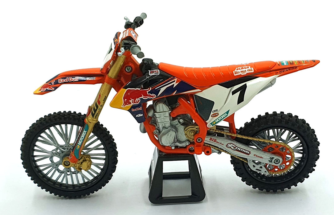 New Ray 1/12 Scale Diecast 58363 - KTM 450 SX-F #7 Motorbike - Aaron Plessinger