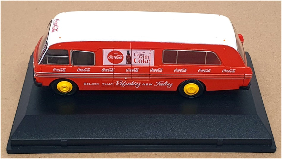 Oxford Diecast 1/76 Scale 76BMC005CC - BMC Mobile Unit Coca-Cola - Red/White