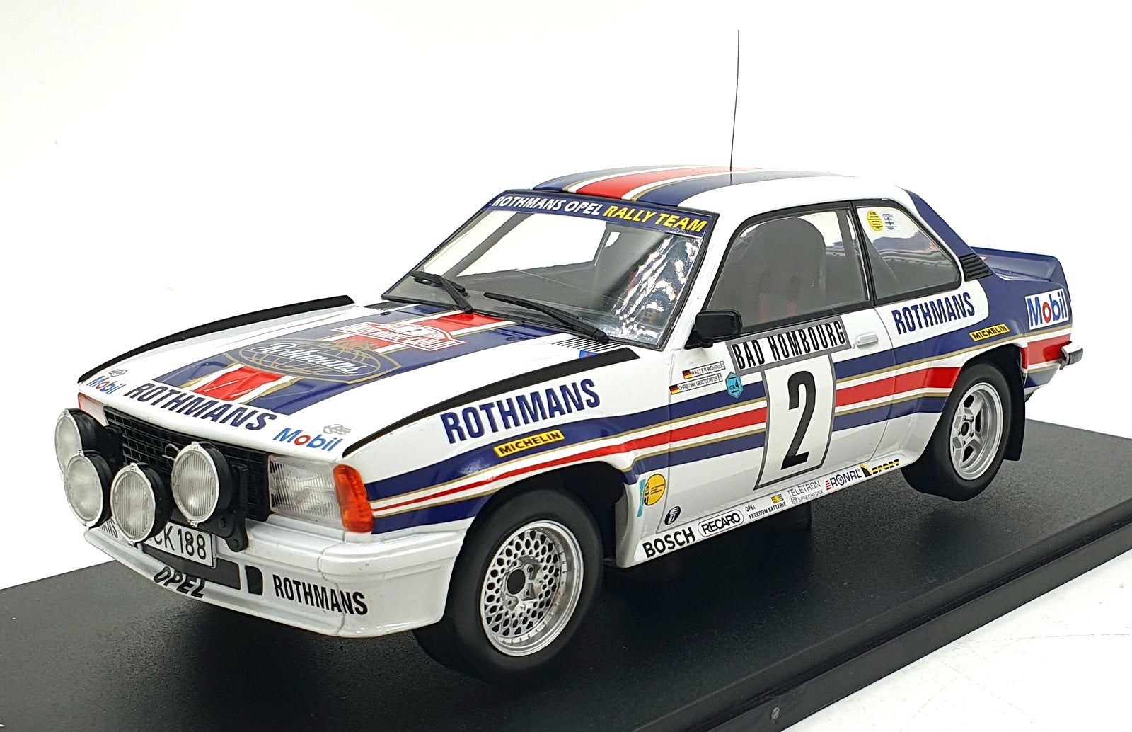 Werk83 1/18 Scale Diecast  W1806101 - Opel Ascona 400 1st MC Rally #2