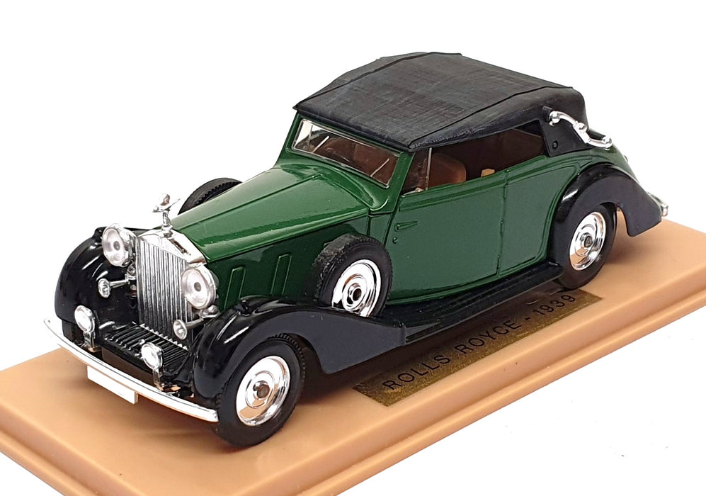 Solido 1/43 Scale Diecast 46 - 1939 Rolls Royce - Green/Black