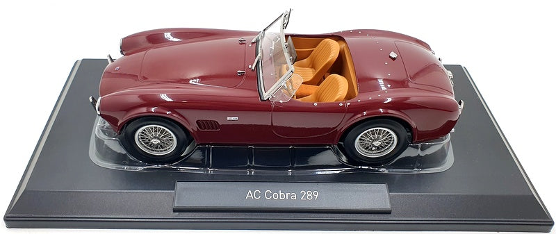 Norev 1/18 Scale Diecast 182758 - AC Cobra 289 1963 - Dark Red