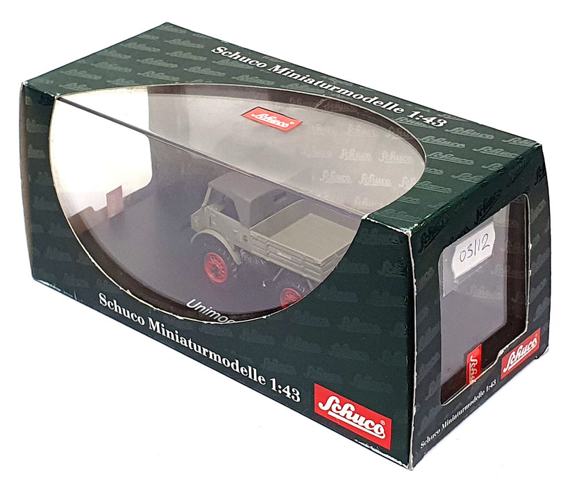 Schuco 1/43 Scale 03112 - Mercedes Benz Unimog 401 Truck - Greyish Green