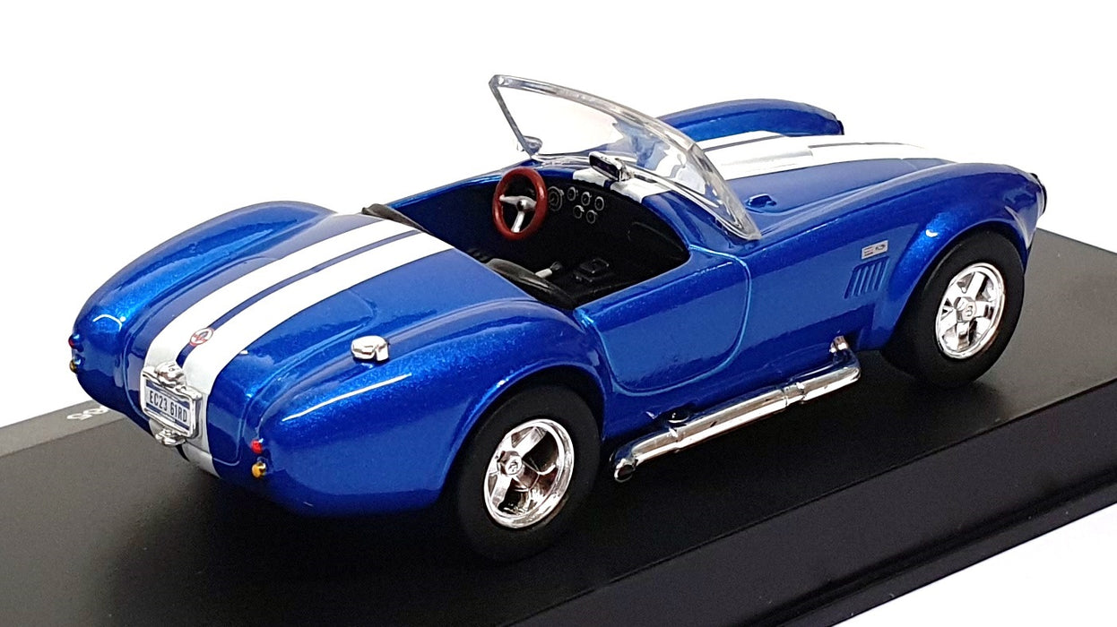 High Speed 1/43 Scale 43KFB19S - 1965 Shelby AC Cobra - Met. Blue/White