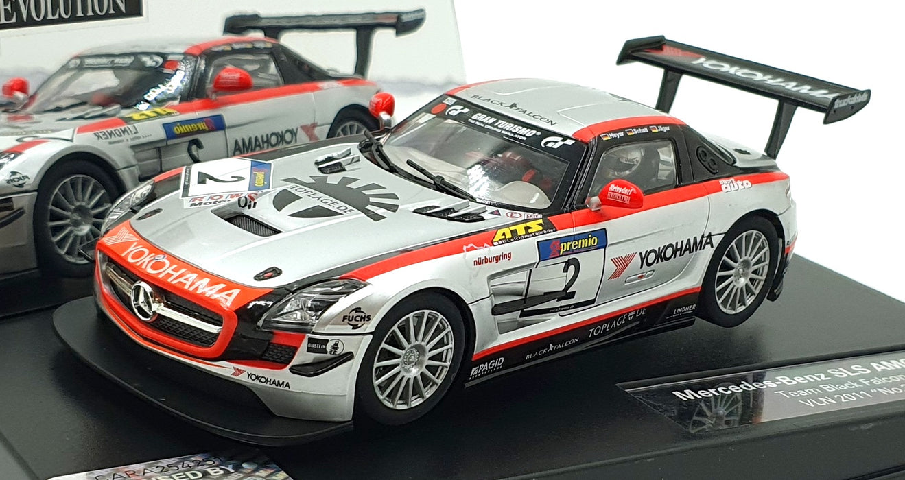 Carrera 1/32 Scale Slot Car 27381 - Mercedes-Benz SLS AMG GT3 #2 VLN 2011