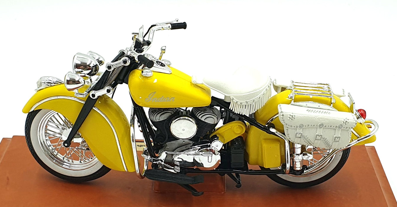 Maisto 1/10 Scale 31604 - Indian Chief Roadmaster - Yellow/White