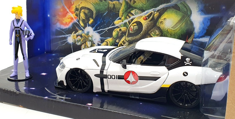 Jada 1/24 Scale Diecast 84478 - Robotech Roy Focker & 2020 Toyota Supra