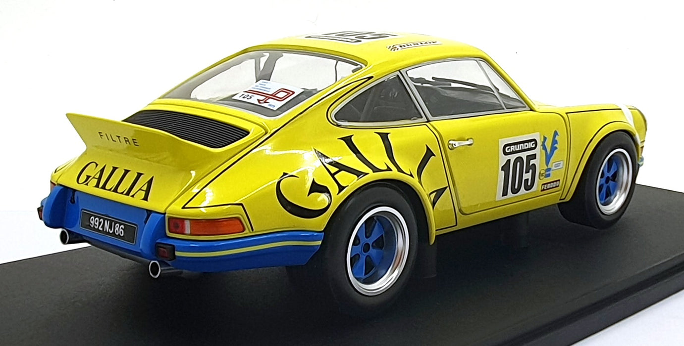 Solido 1/18 Scale Diecast S1801118 - Porsche 911 RSR #105 Tour Auto 1973