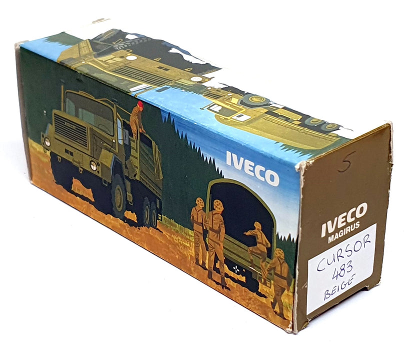 Cursor 16cm Long Diecast 483 - Iveco Magirus Military Truck - Beige