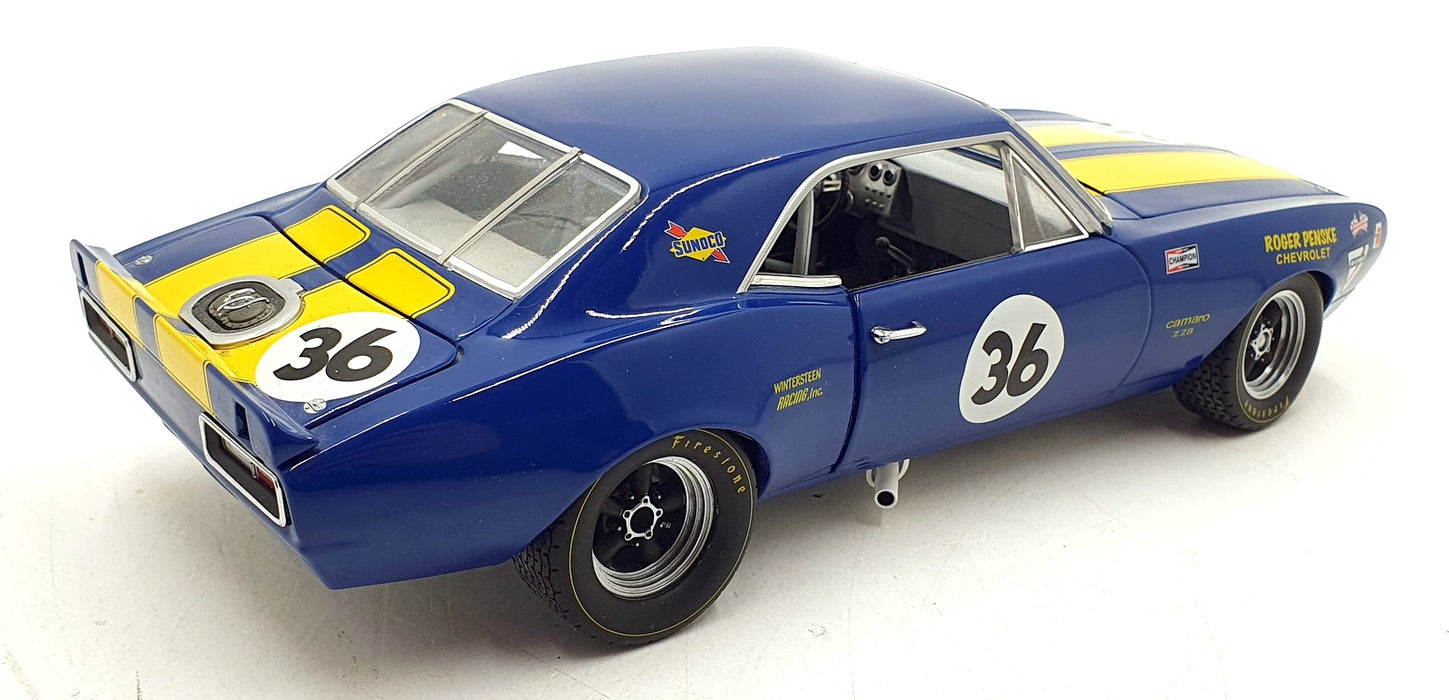 GMP 1/18 Scale 13021 - 1967 Chevrolet Camaro Trans Am By Penske - #36 Donohue