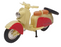 Sternquell Brewery No.4 - IWL SR 59 Berlin GDR Motor Scooter - Cream/Red
