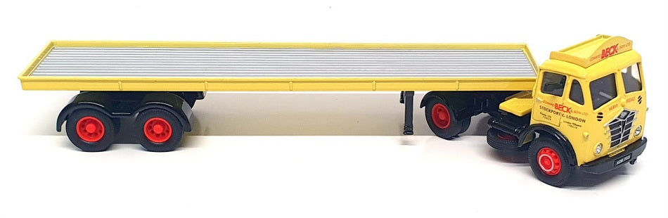Corgi 1/50 Scale 12801 - Foden FG Articulated & Long Trailer E. Beck & Son Ltd
