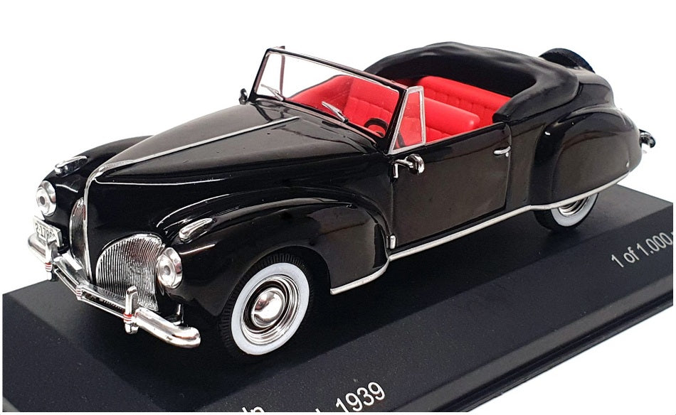 Whitebox 1/43 Scale WB117 - 1939 Lincoln Continental - Black