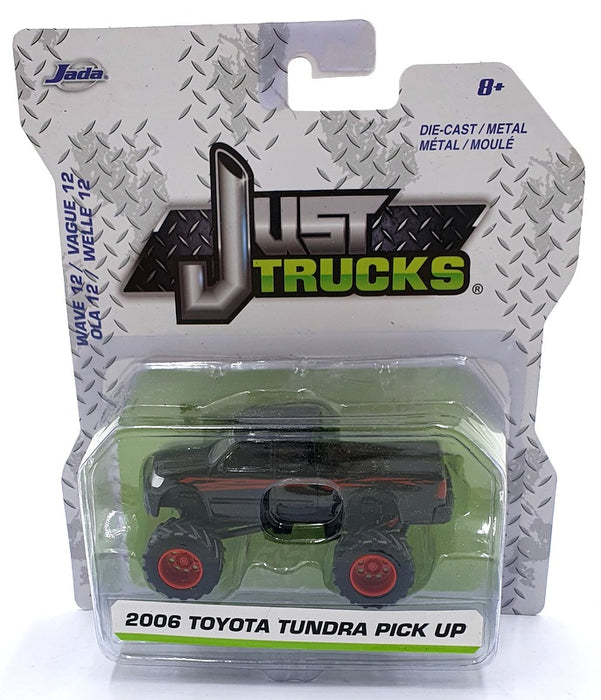 Jada Just Trucks 1/64 Scale 14020 - 2006 Toyota Tundra PickUp - Black/Red