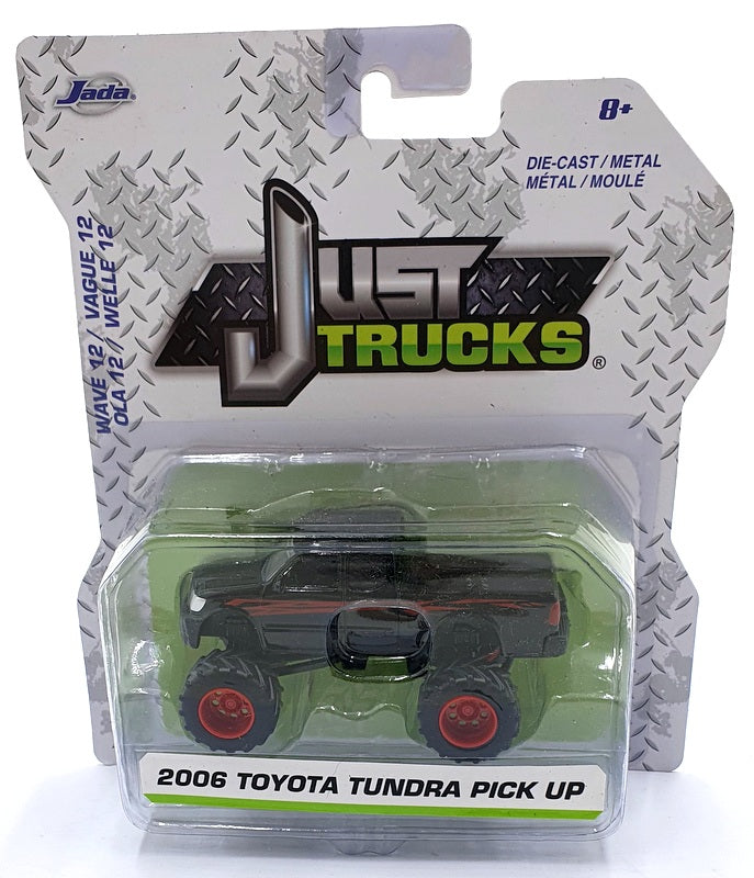 Jada Just Trucks 1/64 Scale 14020 - 2006 Toyota Tundra PickUp - Black/Red