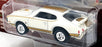 Johnny Lightning 1/64 Scale 291-01 - 1969 Oldsmbile 442 - White/Gold
