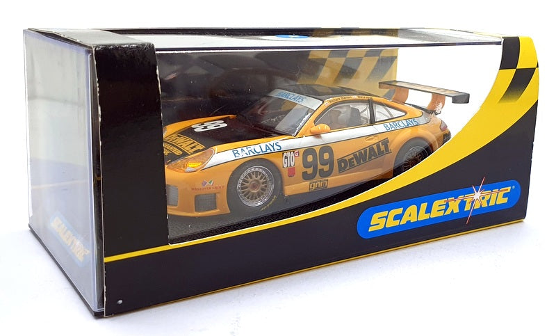 Scalextric 1/32 Scale Slot Car C2481 - Porsche 911 GT3R #99 "DeWALT"