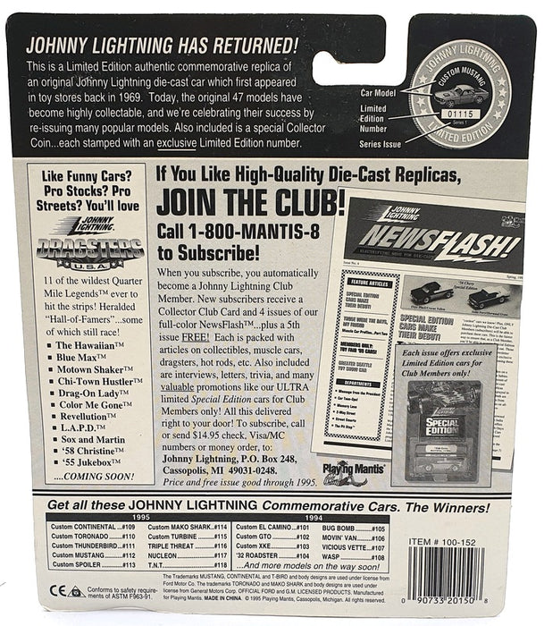 Johnny Lightning 1/64 Scale 100-152 - The Challengers TNT - Met. Green