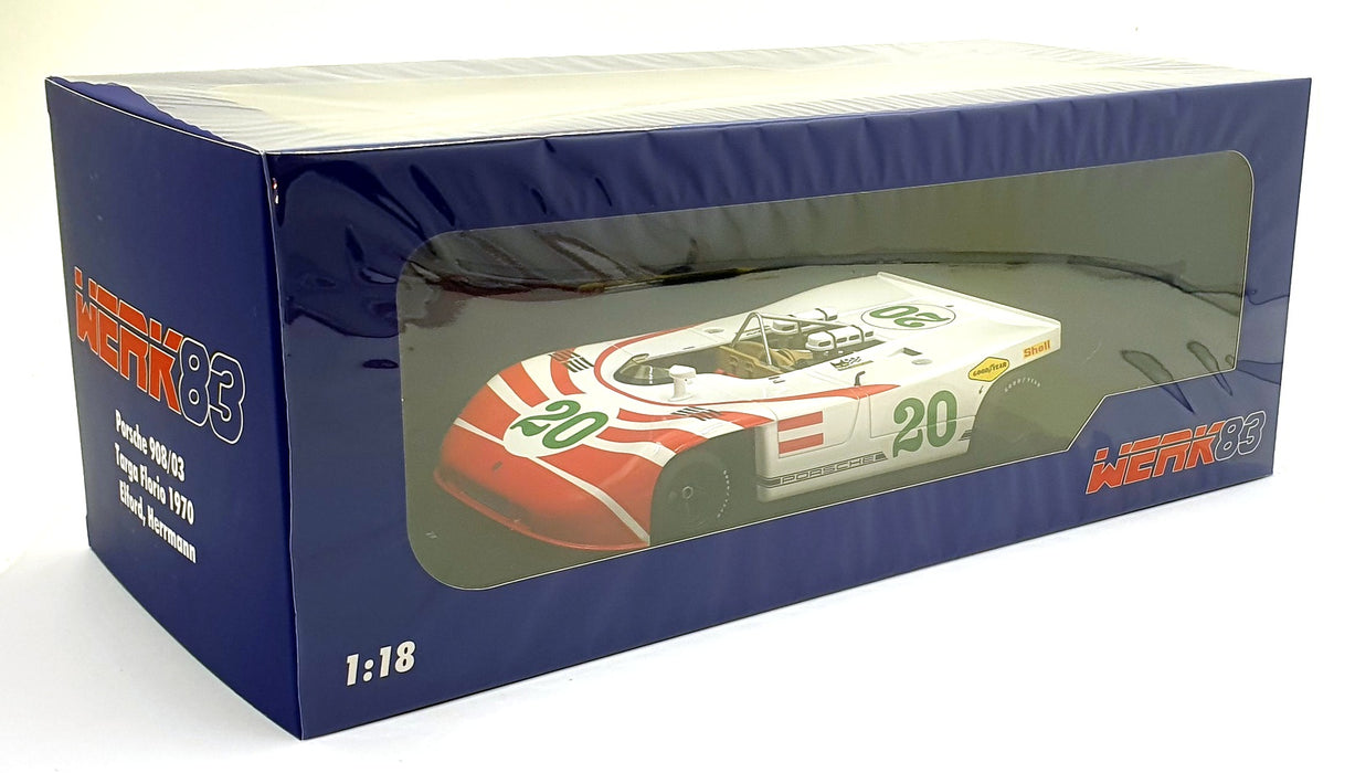 Werk83 1/18 Scale Diecast W18031006 - Porsche 908/03 #20 Targo Florio 1970