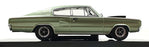 Ixo 1/43 Scale Diecast CLC605N.22 - 1967 Dodge Charger MK1 - Met. Green