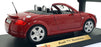 Maisto 1/18 Scale Diecast 31878 - Audi TT Roadster - Dark Red