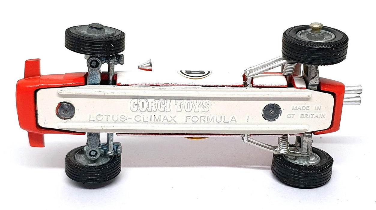 Corgi Toys Original Diecast 158 - Lotus Climax F1 - Orange/White