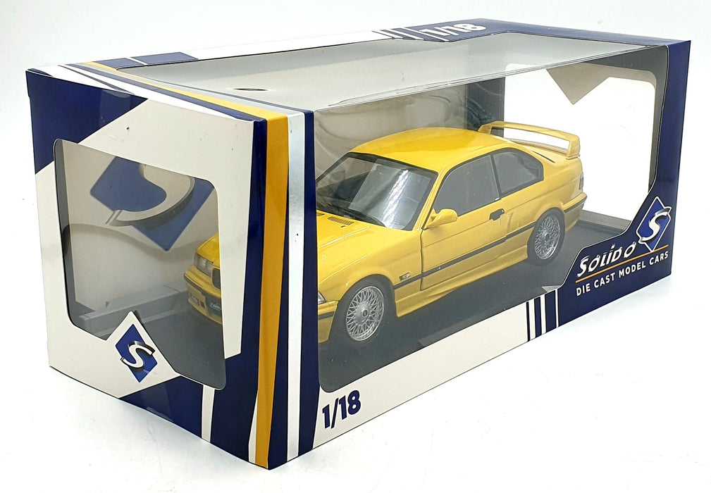 Solido 1/18 Scale S1803917 - 1991 BMW E36 Coupe M3 - Dakar Yellow