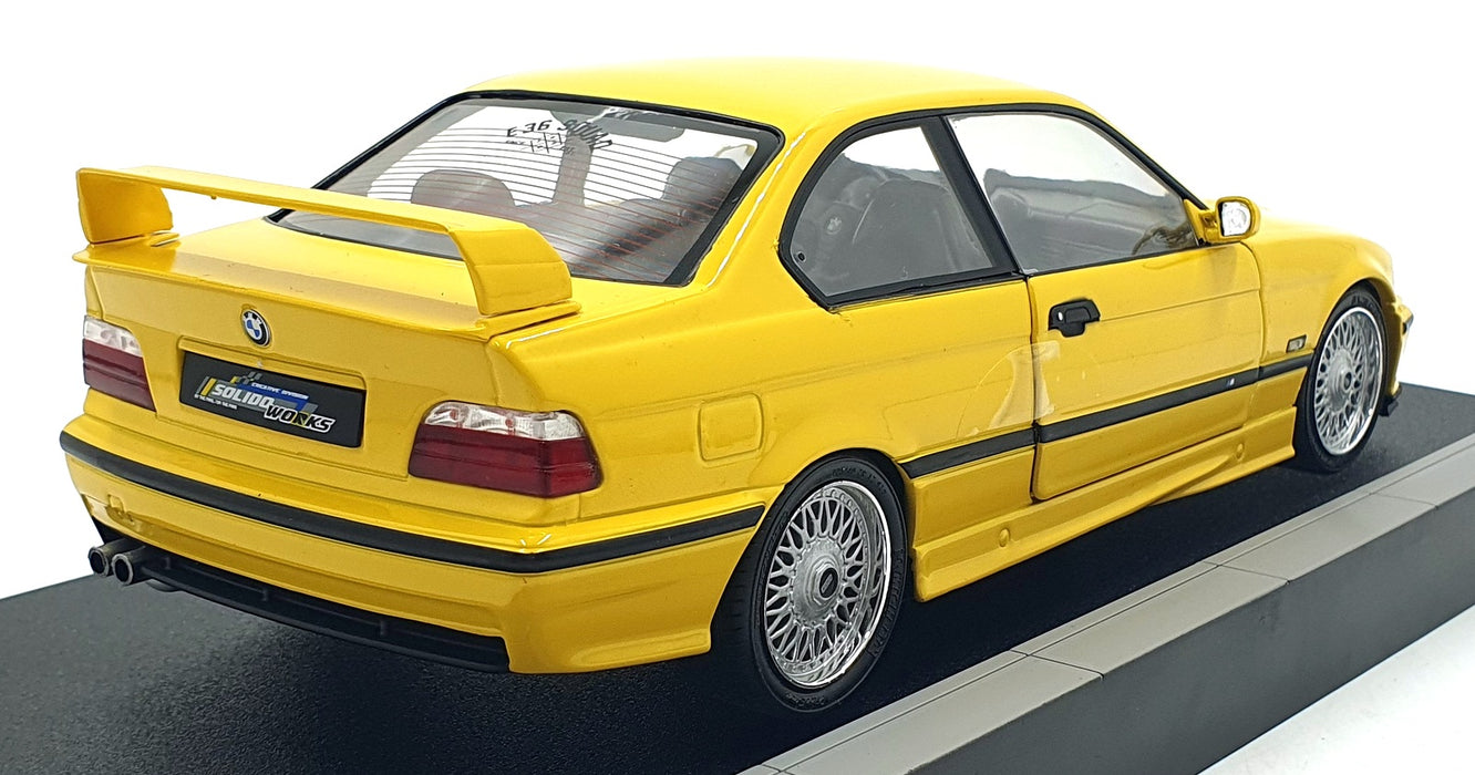 Solido 1/18 Scale S1803917 - 1991 BMW E36 Coupe M3 - Dakar Yellow
