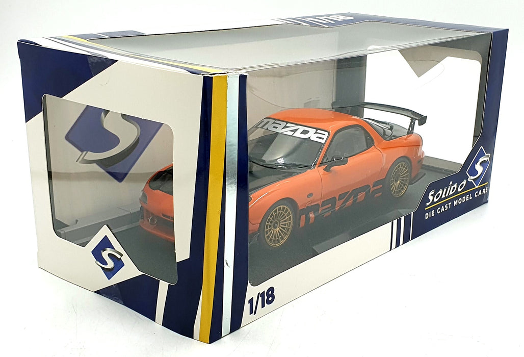 Solido 1/18 Scale S1810604 - 1994 Mazda RX7 FD RS Orange Streetfighter