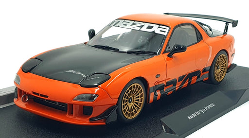Solido 1/18 Scale S1810604 - 1994 Mazda RX7 FD RS Orange Streetfighter