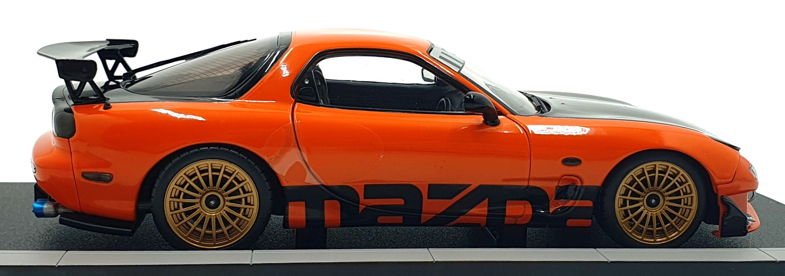 Solido 1/18 Scale S1810604 - 1994 Mazda RX7 FD RS Orange Streetfighter