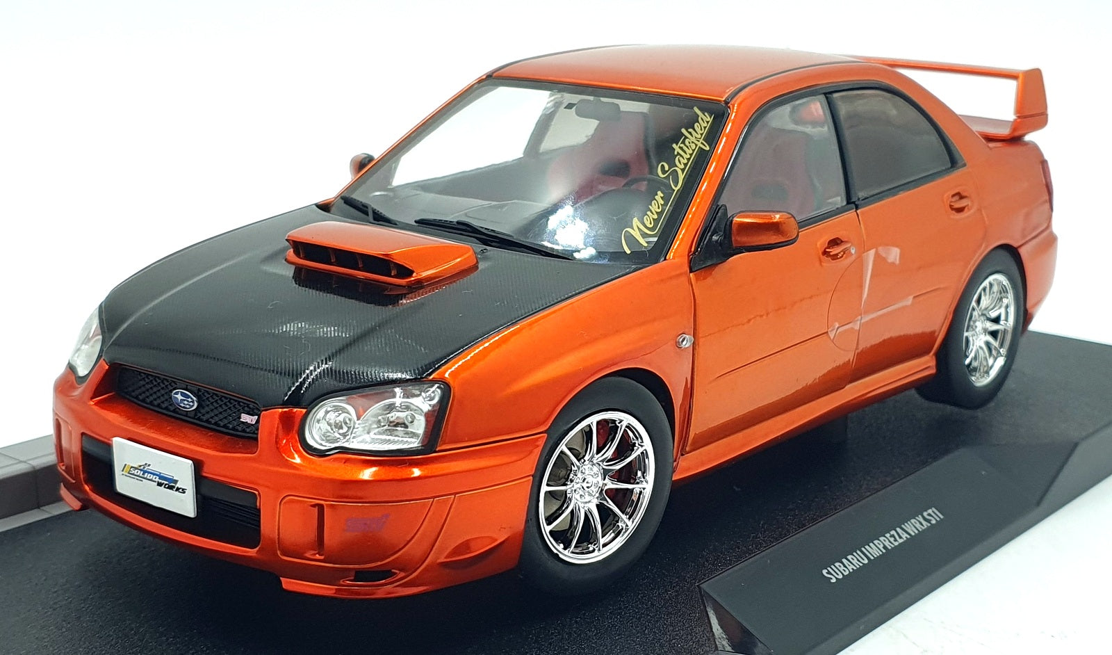 Solido 1/18 Scale S1812304 - 2003 Subaru Imprezza WRX STI - Met. Orange