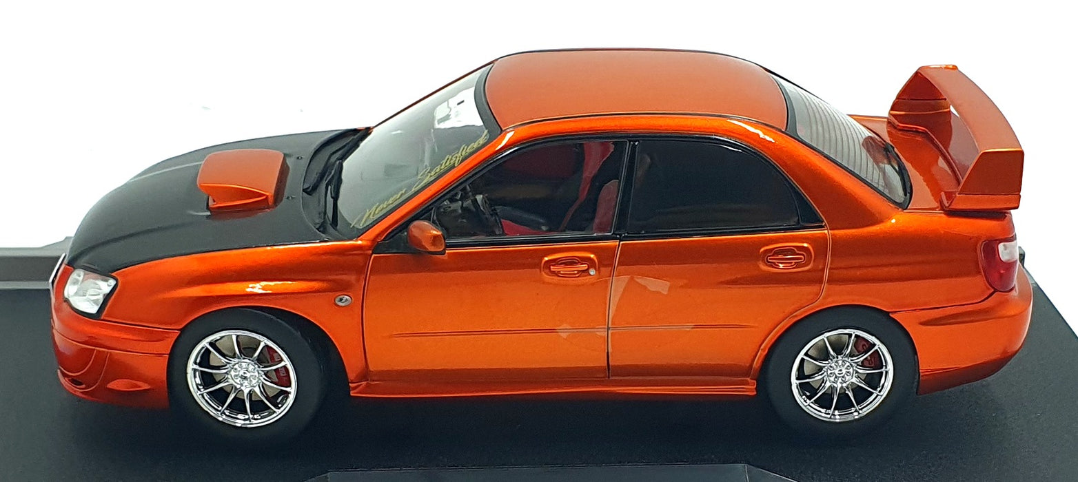 Solido 1/18 Scale S1812304 - 2003 Subaru Imprezza WRX STI - Met. Orange