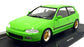 Solido 1/18 Scale S1810408 - 1991 Honda Civic (EG6) - Neon Green