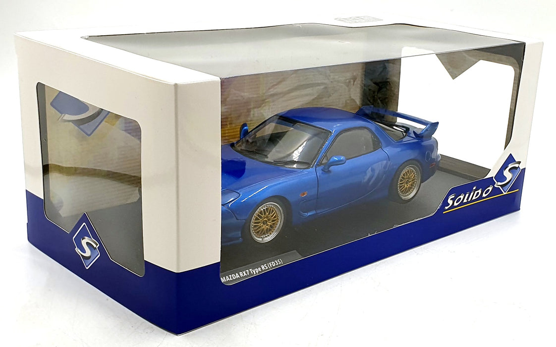 Solido 1/18 Scale S1810611 - 1999 Mazda RX7 Type RS FD3RS - Blue