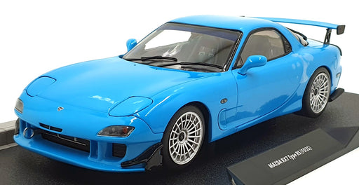Solido 1/18 Scale S1810608 1994 Mazda RX7 Type RS FD3RS Streetfighter Neon Blue