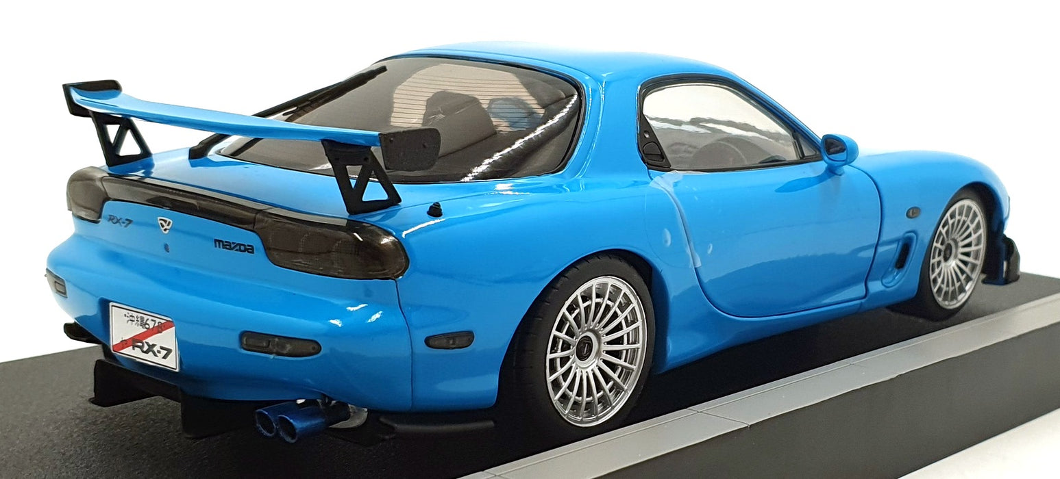 Solido 1/18 Scale S1810608 1994 Mazda RX7 Type RS FD3RS Streetfighter Neon Blue