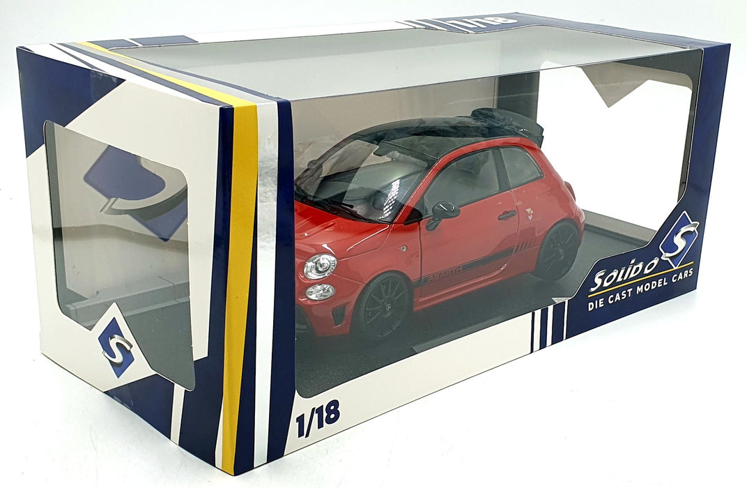 Solido 1/18 Scale S1811304 - 2023 Fiat F595 Abarth Streetfighter Red