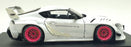 Solido 1/18 Scale S1815502 - 2025 Toyota GR Supra LWB - White/Pink