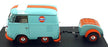 Solido 1/18 Scale S1810908 - 2024 Volkswagen Cool Combi Oil Tribute with Trailer