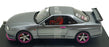 Solido 1/18 Scale S1804310 - 1999 Nissan Skyline GT-R (R34) Met. Silver/Purple