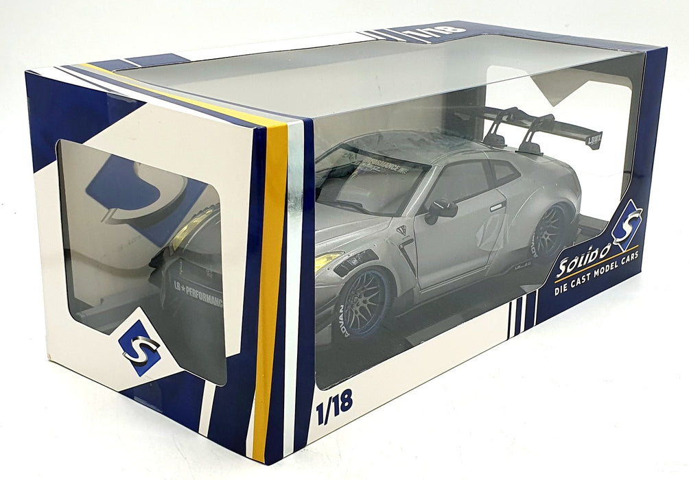 Solido 1/18 Scale S1805815 - Nissan GT-R (R35) LWB 2.0 - Silver