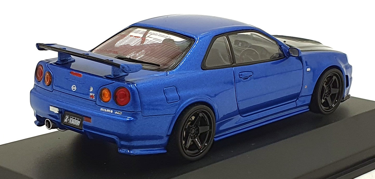 Solido 1/43 Scale S4318202 - 2005 Nissan Skyline GT-R (BNR34) w Nismo Parts