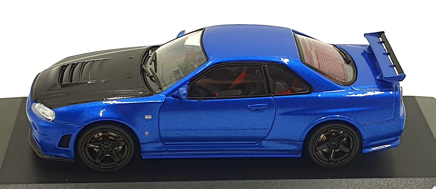 Solido 1/43 Scale S4318202 - 2005 Nissan Skyline GT-R (BNR34) w Nismo Parts