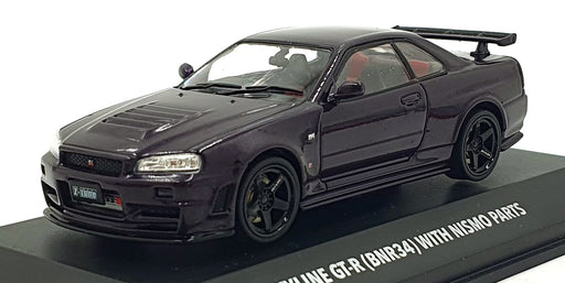 Solido 1/43 Scale S4318201 - 1998 Nissan Skyline GT-R (BNR34) w Nismo Parts