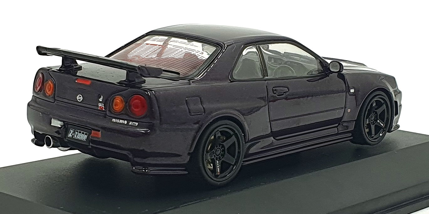 Solido 1/43 Scale S4318201 - 1998 Nissan Skyline GT-R (BNR34) w Nismo Parts