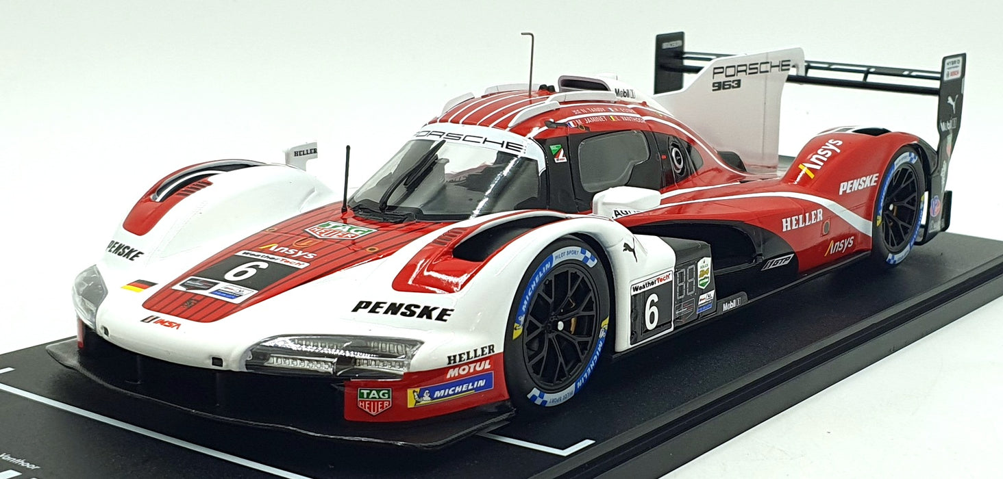 IXO 1/18 Scale LEGT963-DA006 - Porsche 963 GTP6 #6 24hr Daytona 2024