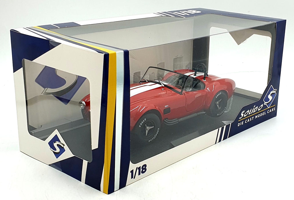 Solido 1/18 Scale S1804911 - 1965 Shelby Cobra 427 MKII - Red