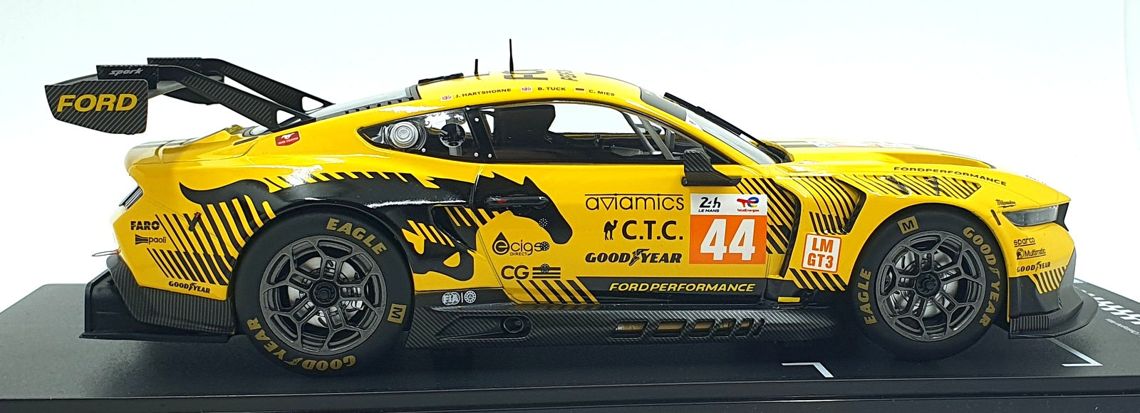 IXO 1/18 Scale  LEGTMUS-LM24044 - Ford Mustang GT3 #44 24hr Le Mans 2024